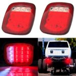 CCIYU 2 Pack 76-06 Wrangler CJ YJ TJ LED Tall Lights Jeep TraIler Rubicon Off Road