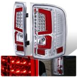 AJP Distributors New Generation Replacement LED C-Streak Tail Lights For Chevy Silverado (Chrome/Red)