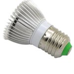 Chezaa Night Light, Decor 4W 28-LED Plant Grow Light Bulb Hydroponic Veg Flower Full Spectrum (White，E27 Socket)