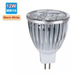 LED Plant Grow Bulb, 12W MR16 Warm White Grow Light For Indoor Plants, Plant Grows, Greenhouse, Potted Plants, Hydroponic Gardens