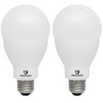 Great Eagle LED 23W Light Bulb (Replaces 150W – 200W) A21 Size with 2600 Lumens, Non-Dimmable, 3000K Bright White, UL Listed (2-Pack)