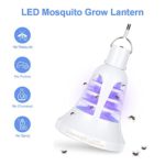 20W LED Grow Lantern – Portable 2 In 1 Plant Growing Light & Mosquito Killer with USB Cable – Insect Pest Trap UV Lamp for Indoor Plants Greenhouse