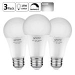 GEZEE 15Watt (150W Equivalent) A21 Dimmable LED Light Bulb,1500 Lumens, Daylight White(6000K), E26 Base,UL-Listed(3-Pack)