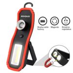 Portable LED Work Lights,Focus Function Multi-use 100LM XPE LED and 200LM COB,Waterproof Magnetic Base & Hanging Hook for Outdoor,Car Repairing, Blackout,Emergency,Travel and Indoor