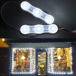 20FT Store Front LED Light Waterproof 40pcs 3led 2835 White LED Module Light, Plug and Play For Indoor/Outdoor Decoration Lighting AC Power Included