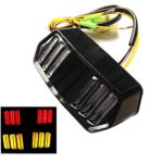 Yibid LED Integrated Tail Light for 2014-2016 Honda Grom MSX 125 Motorcycle Driving Brake Stop Turn Signal Running Sequential Taillight assembly for MSX125 CBR650F CTX700 CTX700N Clear Len