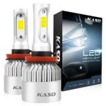 H11 LED Headlight Bulbs – KASO All-in-One Conversion Kit Fog Lights H8 H9 8000LM 72W/Set 6500K Cool White Highly Waterproof 3 Years Warranty (H11 H8 H9)