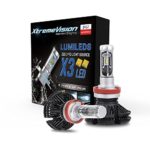 XtremeVision X3 50W 12,000LM – H11 LED Headlight Conversion Kit – 3000K 6500K 8000K ZES LED – 2018 Model