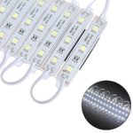 TOOGOO 5050 SMD 3 LED Module Storefront Window Sign Strip Light +Remote Color:White Amount:100pcs – 300LED – 50FT Package:LED Strip + 11 Keys Remote