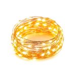 LED String Lights 33ft with 100 LEDs, Waterproof Copper Wire Starry Lights for Wedding, Bedroom, Patio,Garden, Parties, Warm White