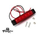 Tree Leds Marine Led Light Courtesy & Utility Strip for Boats 12 Volts Red Lens (Pack of 2)