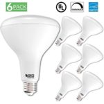 Sunco Lighting 6 Pack BR40 LED Bulb 17 Watt (100 Equivalent) Flood Dimmable 2700 Kelvin Soft White 1400 Lumens, Indoor/Outdoor, 25000 Hours, Use In Home, Office And More – UL & ENERGY STAR LISTED