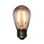 Fantado LED Filament S14 Shatterproof Light Bulb, Dimmable, 2W, E26 Medium Base by PaperLanternStore