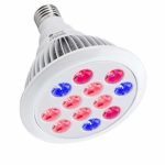 POWERBIO Full Spectrum LED Grow Light for Hydroponic Indoor Plants – Grow Light for Vegetables and Flowers 12W (12W)