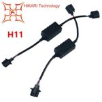HIKARI PAIR LED Conversion Kit Headlight Canbus Error Free Anti Flickering Resistor Decoder – H11