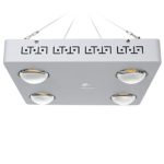 CREE COB LED Grow Light, CANAGROW CXB3590 400W 48000LM Full Spectrum LED Plant Grow Lights with Glass Lens for Indoor Plants Hydroponics, Vegetables, Seedlings, Flowers