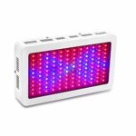 POWERBIO 300 Watts Full Spectrum LED Grow Light for Hydroponic Indoor Plants – Grow Light for Vegetables and Flowers – Indoor LED Light for Plant Growth (300W)
