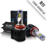 TZ Autoparts Super Bright LED Headlight Conversion Kit – Adjustable-Beam Bulbs – H11 (H8, H9) – 110w 10400Lm – 6000K Bright White – 2 Yr Warranty