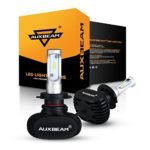 Auxbeam LED Headlight Bulbs NF-S1 Series LED Headlights with 2 Pcs of H7 PX26D PHILIPS CSP LED Headlight Conversion Kit 50W 8000lm 6000K Single Beam – 1 Year Warranty