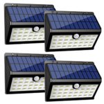 InnoGear Solar Lights Outdoor, 30 LED Motion Sensor Security Night Light with Auto on and Off for Front Door Back Yard Driveway Garden Patio Garage, Pack of 4