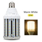 25-Watt (200-Watt Replaceme), 2274-Lumen LED Corn Light Bulb with E26 Medium Base, Soft White 3000k Street Light Large Garage Warehouse Barn Porch Post Street Light