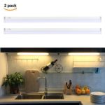 S&G LED Under Cabinet light Bar T5 Integrated Single Fixture Linkable Led Light Tube Ultra Slim 17.8 inches 3000K 1040 LM Great for Kitchen Counter Lighting
