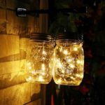 Snowfoller LED Fairy Light Solar For Mason Jar Lid Insert Color Changing Garden Decoration (Warm White)
