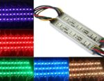 Rextin 20pcs 12V 7512 5050 SMD 3 LED Module Lights Multi color Color Changing Waterproof Lamp 3 years warranty for home garden xmas wedding party decoration or letter design