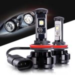 LED Headlight Bulbs H11 (H8, H9) All-in-One Conversion Kit, CREE Chips 12000 Lumens (6000K Cool White) Anti-flicker Beam by Max5