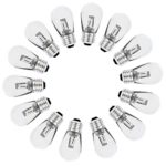 SUNTHIN (15 Pack) LED S14 Replacement Bulbs, E26 Medium Base, Warm White 2700K 0.9W LED Lights Bulb, 6 Watt Incandescent Bulbs Equivalent