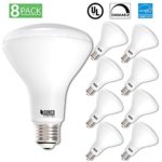 Sunco Lighting 8 Pack BR30 LED Light Bulb 11 Watt (65 Equivalent) Flood Dimmable 4000K Kelvin Cool White 850 Lumens Indoor/Outdoor 25000 Hrs For Use In Home, Office And More, UL & ENERGY STAR LISTED