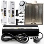 iPower 600 Watt HPS MH Digital Dimmable Grow Light System Kits Air Cooled Reflector Hood Set