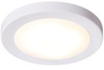 Cloudy Bay LED Flush Mount Ceiling Light,7.5″,12W 840lm(100W Incandescent Equivalent),Dimmable,3000K Warm White,ETL,Wet Location,White Finish