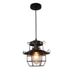 GZQ Ceiling Pendant Light Flush Mount Retro Metal Ceiling Lamp Shade Decoration for Hallway, Study Room, Office, Dining Room, Bedroom, Living Room,Coffee, Bar, Restaurant (Style 4)