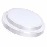 Drosbey 24W LED Ceiling Light, 12in Flush Mount Ceiling Lighting for Kitchen, Bathroom, Bedroom, Hallway, 3000 Lumens, 5000K Daylight White, 240W Incandescent Bulbs Equivalent