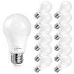 A19 LED Light Bulbs, Petronius 100 Watt Equivalent LED Bulbs,5000K Daylight White, 1100Lumens, Non Dimmable, Medium Screw Base (E26), CRI80+, 12-Pack
