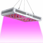 LED Grow Light 2000W Full Spectrum, Reflector Series Growing Lamp with UV & IR White for Indoor Plants Veg and Flower (208pcs LEDs)
