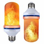 Fimitech Flame Light Bulbs, LED Flame Effect Fire Light Bulbs, 4 Modes, E26 Standard Base, 108pcs LED Flame Light, Atmosphere Lighting, Decorative Light Halloween,Christmas (2 Pack)