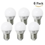 Small White Light Bulb A15 Base Lightbulbs White 3W – 5W LED Bulb Daylight E26 Medium Base 6000k Daylight White Color Not Dimmable Ceiling Fan Lights Bright White