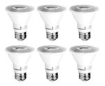 Hyperikon PAR20 LED Dimmable Bulb 8W (50W Equivalent), Spot Light Bulb, 2700K (Warm White), Medium Base (E26), CRI90+, UL and Energy Star – Perfect for Outdoor, Spotlight, Living Room (6 Pack)