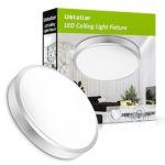 Ustellar 24W LED Ceiling Lights,180W Incandescent Bulbs Equivalent, 2000lm 14in LED Flush Mount Ceiling Lighting, LED Light Fixtures Ceiling, 5000K Daylight White for Living Room, Hallway, Office