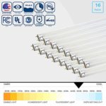 Archipelago LED T8 Replacement Lamp, 4ft. Light Tube, 13W (Replacement for 32W). Lifespan of 50,000 Hours, 2200 Lumens, 5000K (16 Pack)