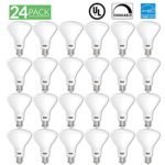 Sunco Lighting 24 Pack BR30 LED Light Bulb 11 Watt (65 Equivalent) Flood Dimmable 3000K Kelvin Warm White 850 Lumens Indoor/Outdoor 25000 Hrs For Use In Home, Office And More UL & ENERGY STAR LISTED