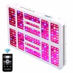 MAXSISUN Timer Control 1000W LED Grow Light 12-Band Dimmable Full Spectrum for Indoor Hydroponics Plants Veg and Flowering