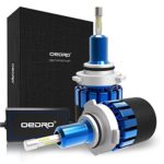 OEDRO 9005 LED Headlight Bulb Conversion Kit High Low Beam 4-side Patch 9145 9140 h10 Fog light Bulbs 8000Lm Super Bright 9005 Led Bulb, 6000K White, 50000 Hours Life, 2-Year Warranty