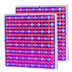 CUH 2 Pack 45W LED Grow Light Panel Growing Lamp with Red Blue Spectrum for Hydroponics Veg Flowers