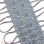Rextin Super bright 200pcs 5630 5730 3 LED Module White ( 40-45LM /led) Waterproof Decorative Light for Letter Sign Advertising Signs with Tape Adhesive Backside 3 Years Warranty