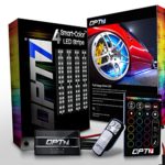 OPT7 3-Into-1 Aura Wheel Well LED Kit | 4pc Complete 24″ All-Color Strips w/SoundSync