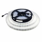 Alarmpore (TM) 16.4FT Double Row 5050 SMD 5M 600LEDs RGB Flexible LED Strip Rope Tape Lights 120LEDs/M 600LEDs/Roll Tube Waterproof String Light 12V DC for Indoor and Outdoor Use
