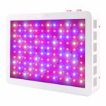 BLOOMSPECT 600W LED Grow Light: Full Spectrum Veg Bloom Switches for Indoor Greenhouse Hydroponic Plants